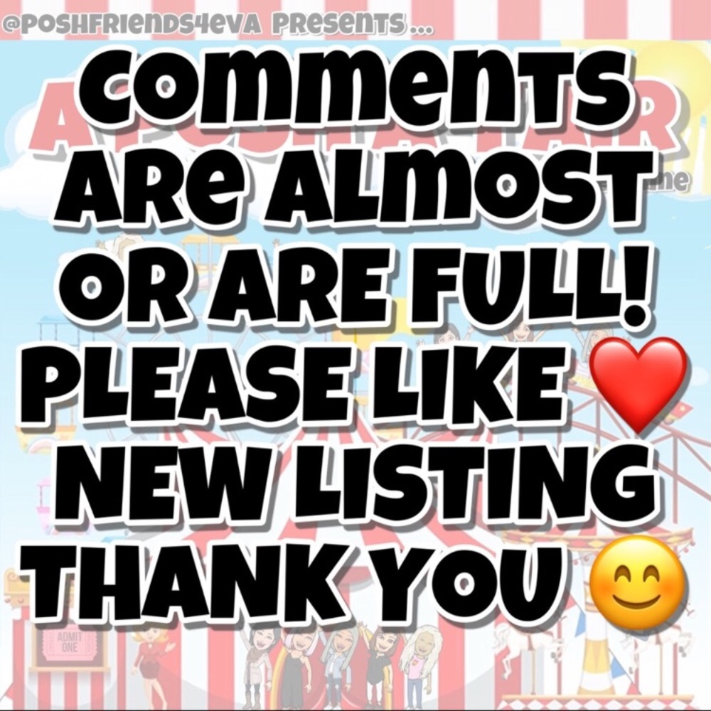 NEW LISTING NEXT DOOR COMMENT HERE UNTIL FULL ❤️